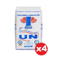Yazar Pastalık Böreklik Baklavalık Çok Amaçlı Un 1 Kg x 4 Paket