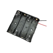 4 Lü Aa Pil Kutusu Yanyana N11.1053