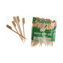 Çöp Şiş Yassı 9 Cm 50'li Paket 1 Adet