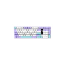 Luma Air Kablosuz 3 Modlu Lcd Ekran 100 Tuş Membran Gaming & Ofis Klavyesi