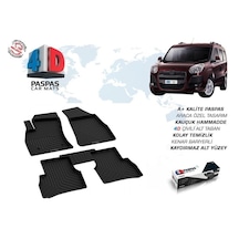 Fiat Doblo 2 Uyumlu Omsa 4d Havuzlu Kauçuk Paspas 2020 Ve Üstü Siyah