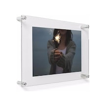 A3 Şeffaf Pleksi Tabela Resim Fotoğraf Çerçevesi (30X42) Şeffaf