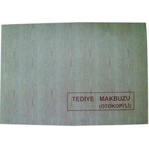 Dilman Tediye Makbuzu 2 Nüsha Otokopili