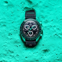 Swatch Omega Moonswatch Mission On Earth - Polar Lights So33l103 Yeşil