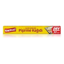 Koroplast Hazır Kesilmiş Pişirme Kağıdı 32 Adet Dev Ekonomi 42x37 Cm, Helal Sertifikalı, Fırında Tavuk, Et, Tat Çok Renkli
