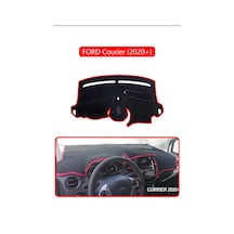 Ford Courier 2020 +torpido Koruma Halısı Kırmızı Kenar
