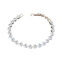 Gümüş Renk Vıp Model Kadın Özel Dizme Zirkon Taşlı 316l Çelik Bileklik Parlak Ve Şık Hediye Gümüş