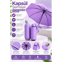 Kapsül Şemsiye Mor