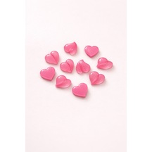 Hot Pink Heart Tırnak Taşı