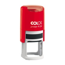 Colop R24 Yuvarlak Kırmızı Kasa Kırmızı Keçe - 24 MM