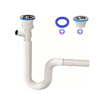 Güçlü Plastik Çamaşır Makinesi Girişli Körüklü Lavabo Sifonu Diğer