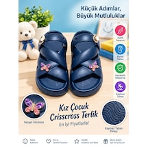 Kız Çocuk Sandalet Lacivert