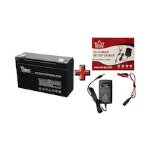 12 Volt 7 Amper Pilsan Ve Benzeri Akülü Araba Akü Ve Şarj Seti