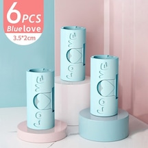 Mavi 6 Adet-6 Adet Çarşaf Sabit Klipler Plastik Kaymaz Yorgan Yatak Örtüsü Tutucu Yatak Bağlantı Elemanları Görünmez Çarşaf Kelepçesi