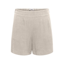 Only Onlsıesta Hw Sımple Lınen Bl Shorts Pnt Kadın Gri Şort - 15370395