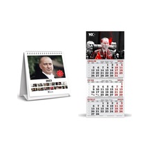 Duvar Takvimi Ve Kare Masa Takvimi Atatürk