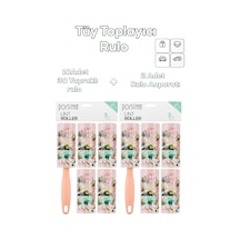 Porsima 3106 Kedi Köpek Tüy Toplayıcı Rulo + 10 Adet Rulo + 2 Adet Tutma Aparatı Toplam 300 Yaprak Somon