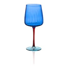 The Mia Şarap Kadehi Mavi 600 Ml Çok Renkli