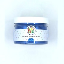 Epoksi Reçine Metalik Pigment Sedefli Toz Boya Koyu Mavi Renk 50 G