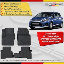 Ford C-max Paspas Araca Özel 2011 Ve Sonrası Derin Havuzlu Paspas Bosse North Serisi