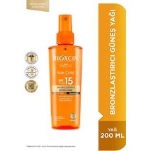 Bioxcin Sun Care SPF 15 Bronzlaştırıcı Güneş Yağı 200 ML