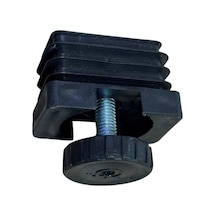 Cateksss 30x50 Mm Kademeli Gizli Ayarlı Profil Pabucu Siyah - 26 Lı Paket