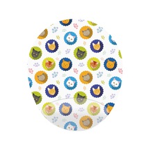 Kediler Şirin Kafalar - Bilek Destekli Oval Mousepad 20x23 Cm
