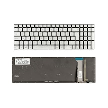 Asus Uyumlu Rog G552 G552V Notebook Klavyesi (Gümüş Gri Silver Tr) Işıkl - 550512019