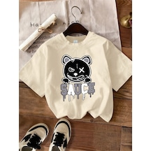 Noıssey Urban Pop Graphic Kadın Tişört Koleksiyonukod 5453 Bej
