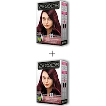 2X2 Tüp Krem Saç Boyası Seti Şarap Kızılı No:4.65
