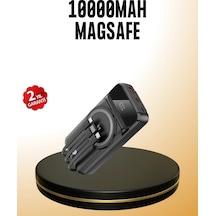 15w Kablosuz Hızlı Şarjlı 10000 Mah Powerbank Taşınabilir, Led Göstergeli renkli