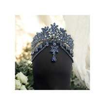 Alınlıklı Gelin,kına,nişan,söz,after,bride,party Taç Lacivert - 694981883 Lacivert