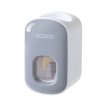 Ecoco Duvara Monte Otomatik Diş Macunu Dispenseri Gri Diğer