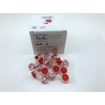 Yak 2 Kunt Konnektör (100 Lük Kutu) ( Ürün Adınıza Faturalı )