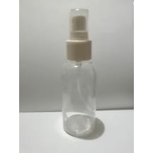 100Ml Şeffaf Plastik Şişe+Sprey Başlık.100 Adet