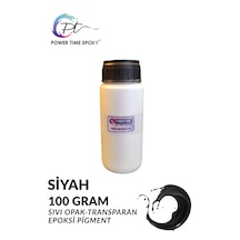 Opak & Transparan Sıvı Pigment Boya 100 Gram / Siyah / Epoksi Için