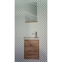 Hilton Banyo Dolabı - Slim 45 Royal Meşe Diğer