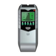 Xuweiwei Cııcıı 1 Adet Duvar Tarayıcısı Gümüşi 5in1 Stud Dedektörü Akıllı Mikro İşlemci Çip Hd Lcd Ekran Metal Ahşap Sensör