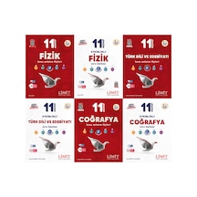 Limit 2027 11. Sınıf Fizik + Türk Dili Ve Edebiyatı + Coğrafya Konu Anlatım Föyleri + Soru Bankası Seti 6 Kitap Maarif Model