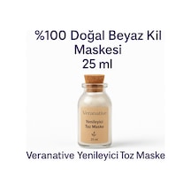 Veranative Gözenek Sıkılaştırıcı ve Siyah Nokta Karşıtı Doğal Bentonit Toz Kil Maskesi 25 ML