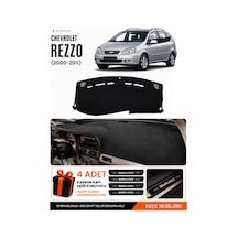 Chevrolet Rezzo 2000-2011 Uyumlu Torpido Koruma, Torpido Örtüsü, Torpido Kılıfı - Siyah