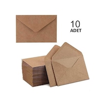 Davetiye Zarfı Kraft Zarf 10 Adet 12x18 CM