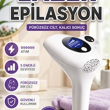 Hasuba Hs-262 Ipl Epilasyon Cihazı 5 Enerji Seviyesi, Lcd Ekran Ve 999999 Atım