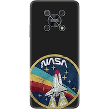 Huawei Nova Y90 Kılıf Resimli Silikon Nasa 1326 Siyah
