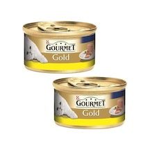 Purina Gourmet Gold Kıyılmış Tavuklu Konserve Yetişkin Kedi Maması 2 x 85 G