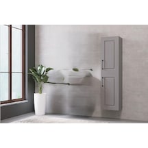 Denko Royal 35 Cm Kül Gri Banyo Boy Dolabı