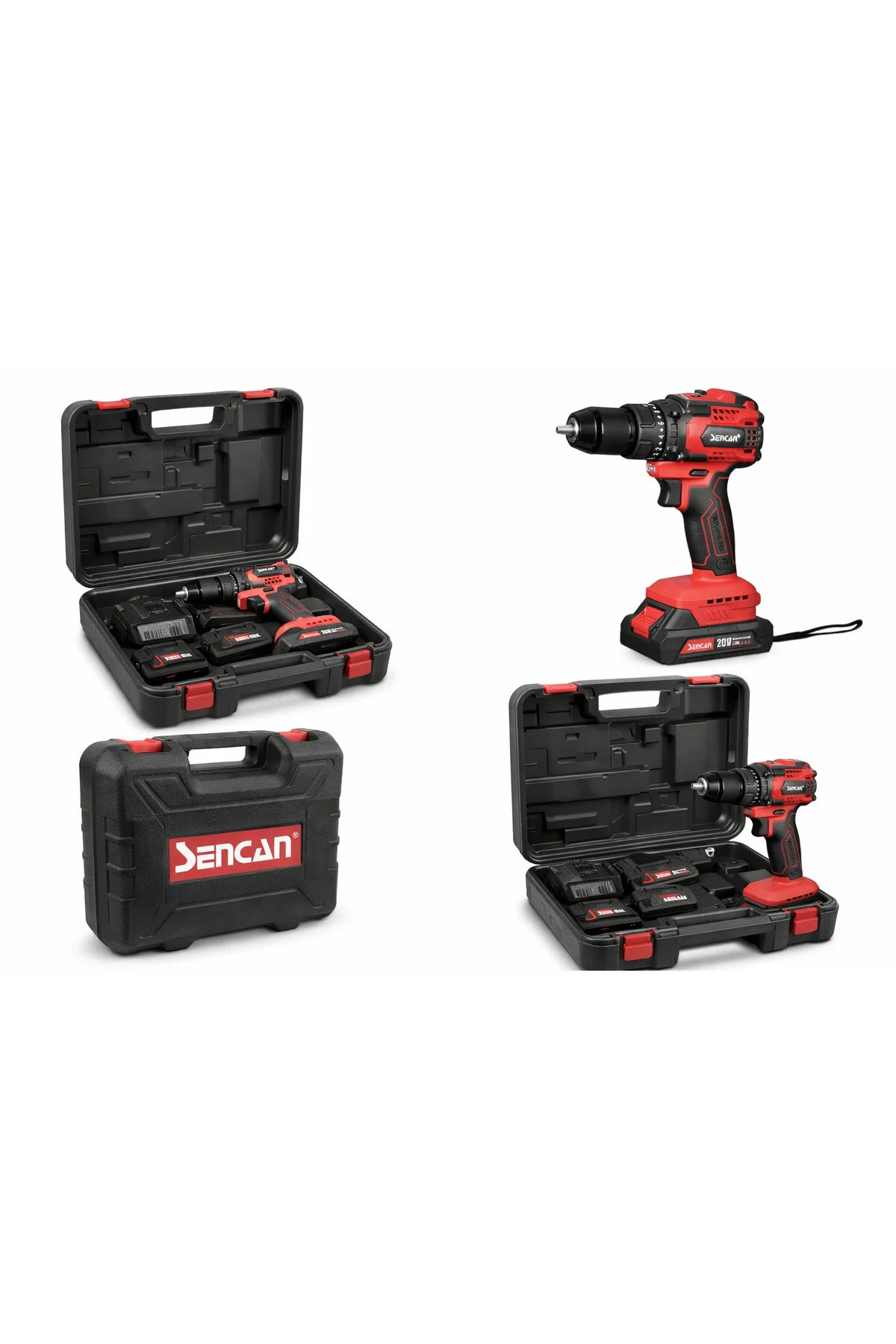 Sencan D531308 20V Kömürsüz Şarjlı Matkap