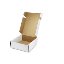 Paketleme Kutusu, E-Ticaret 25X20X10 CM Beyaz, Kraft Renk