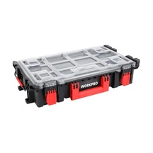 Workpro Wp283029 Şeffaf Kapaklı Organizer Takım Çantası 24 Lt 12 Gözlü İstiflenebilir 25 Kg