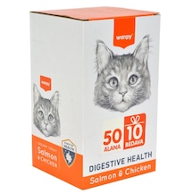 Wanpy Somon Balığı Ve Tavuk Kedi Ödül 60x14 Gr Digestive Health 60'lı Kutu